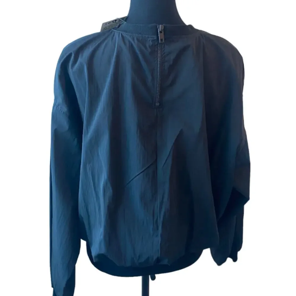 Zara Slightly Cropped Black Shirt -Size XL - Picture 3 of 9